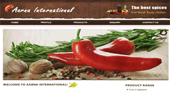 Desktop Screenshot of aarnainternational.com